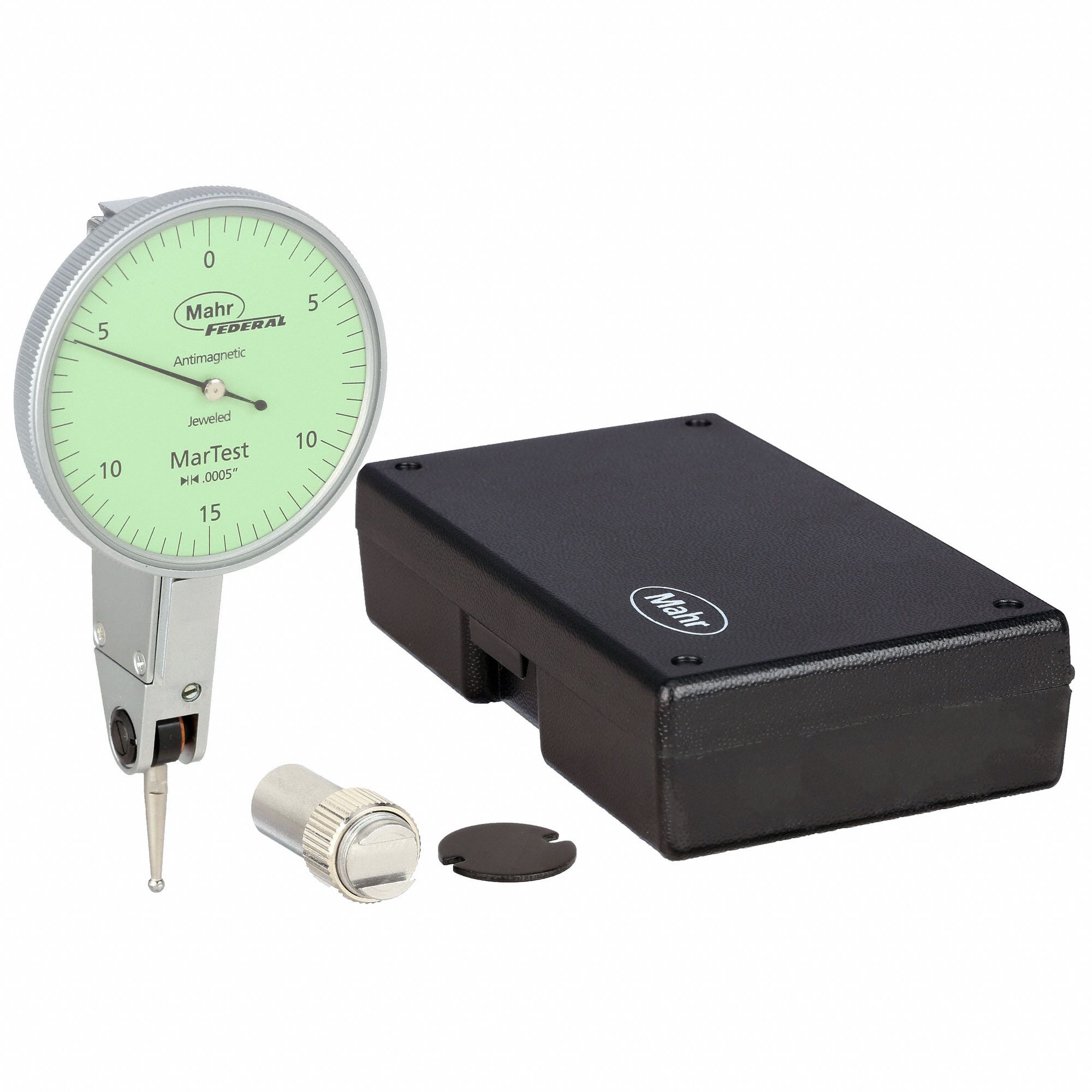 MAHR INC Horizontal Dial Test Indicator, Swivel Head Indicator Style