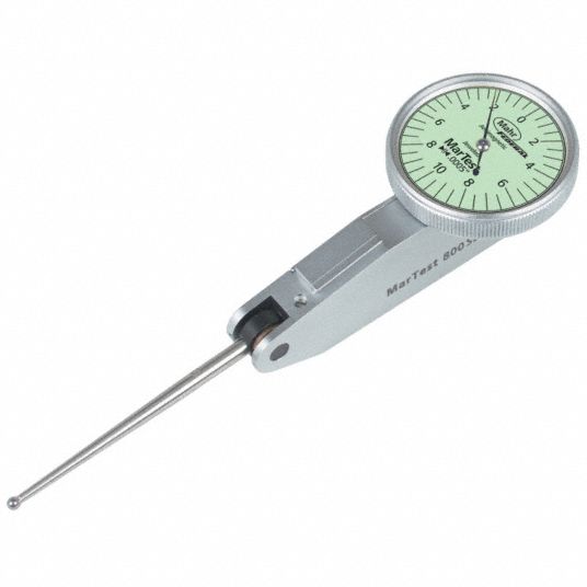 MAHR INC LongStylus Horizontal Dial Test Indicator, Swivel Head