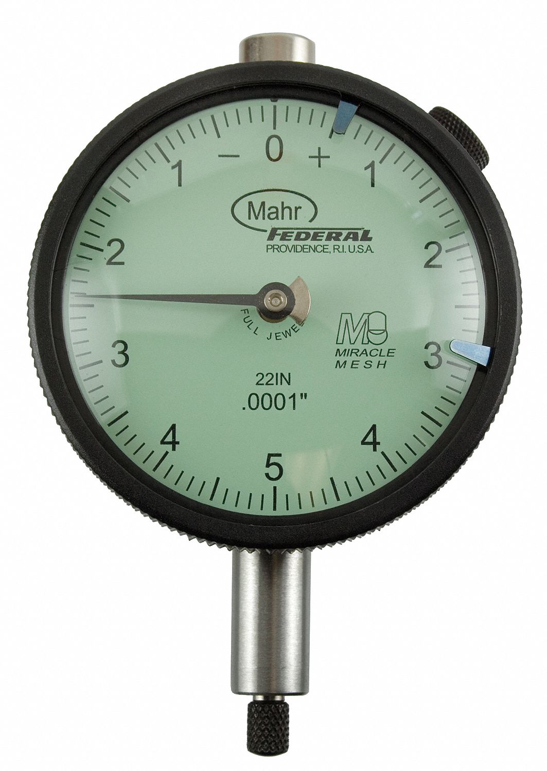 MAHR, 0 in to 0.125 in Range, Balanced Reading, Dial Indicator - Lug ...