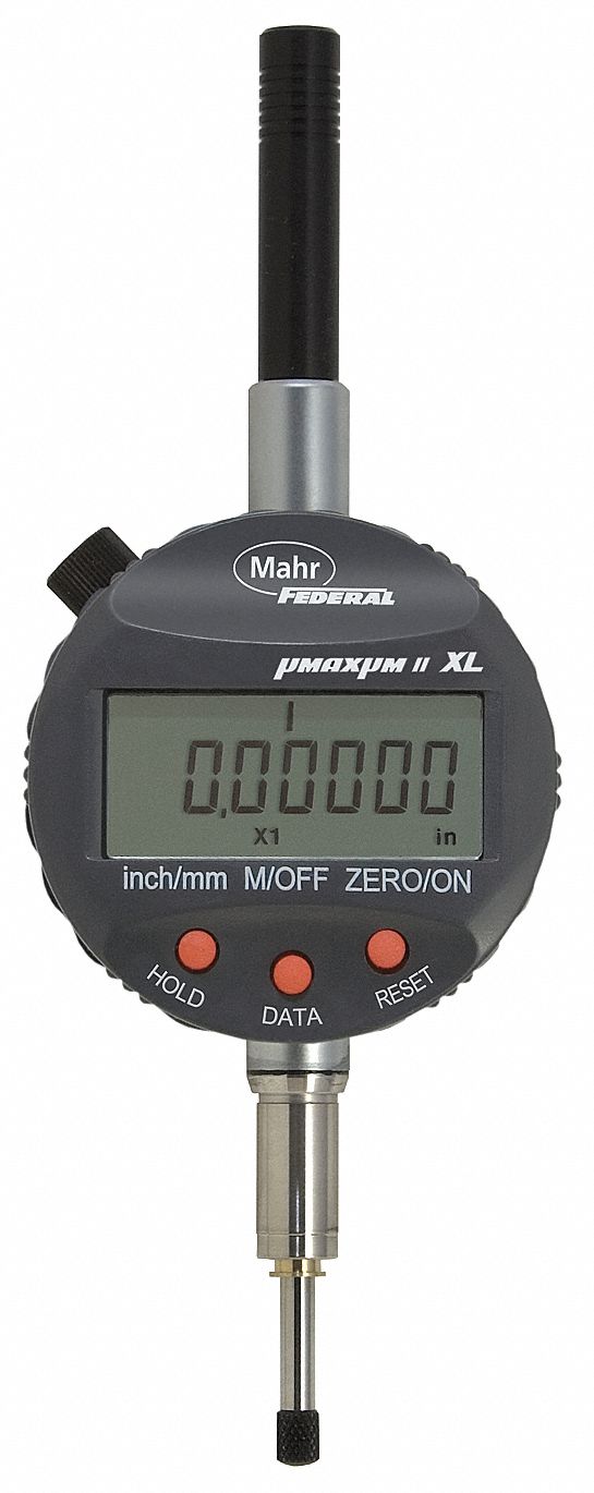 Mahr Indicador Digital Electrónico 0 500 12 7mm Rango 0 00005 0