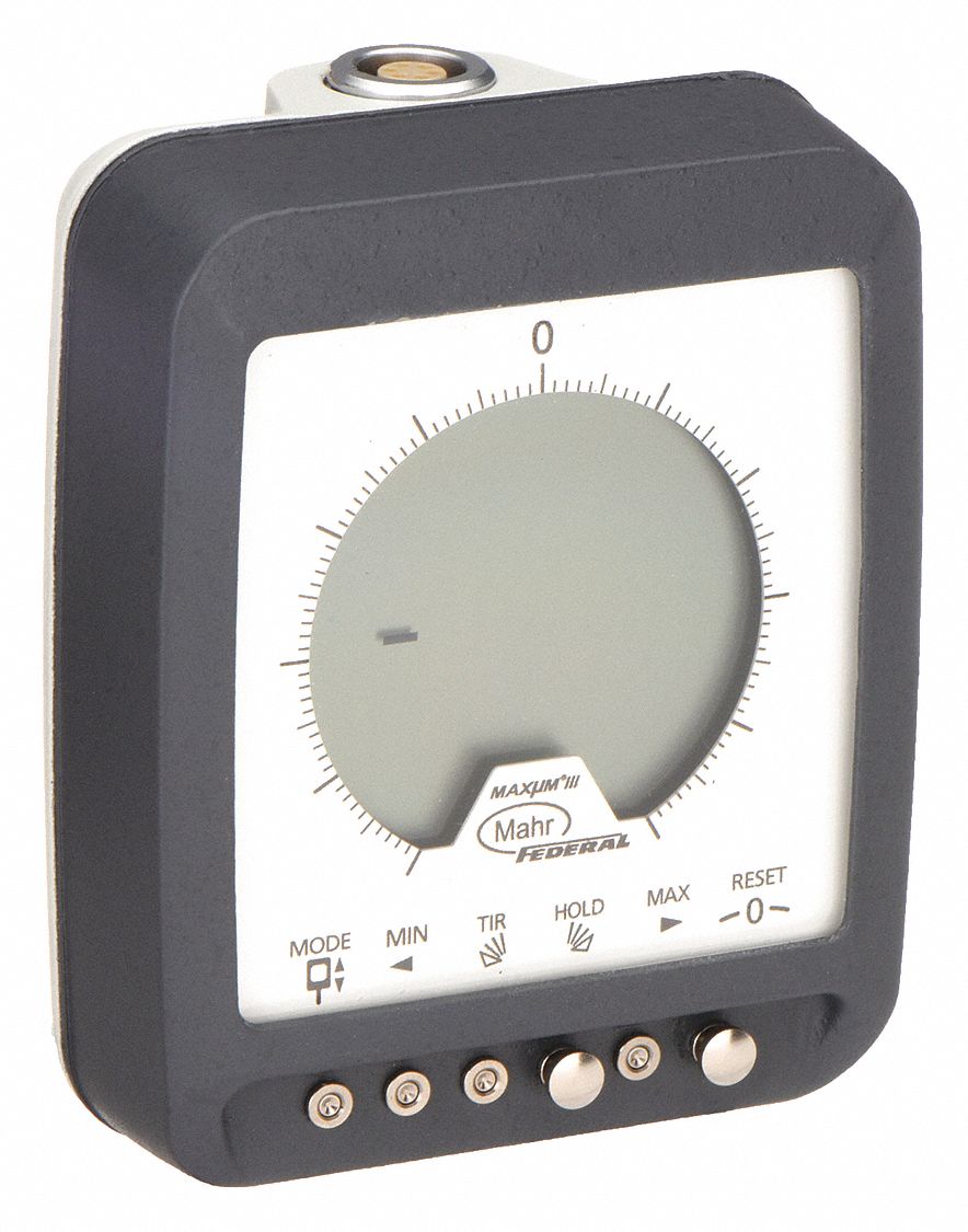Digital Comparator: Plunger, 0.5% of Std Range Accuracy, Analog/Digital/Fan Display, 2033011