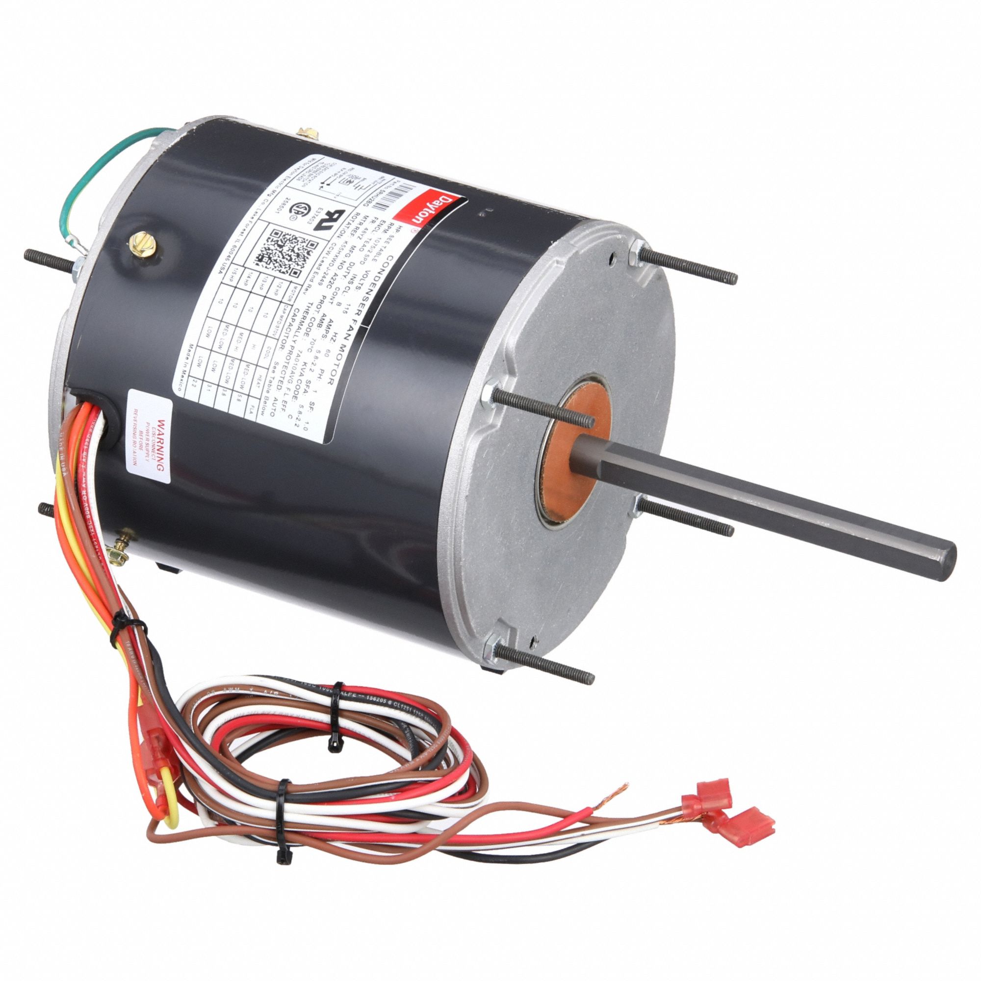 MOT VENT CONDENS,1/2,1/5 HP,1075T/M