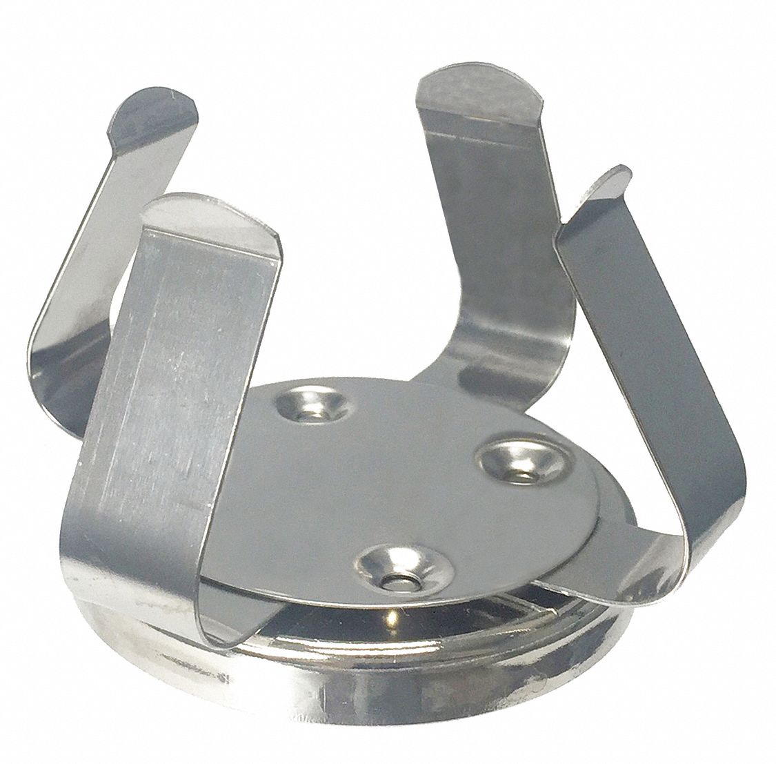 Dual Clamp: 3 in Overall Lg, 2 3/4 in Overall Wd, Magnetic Clamp, 250 mL