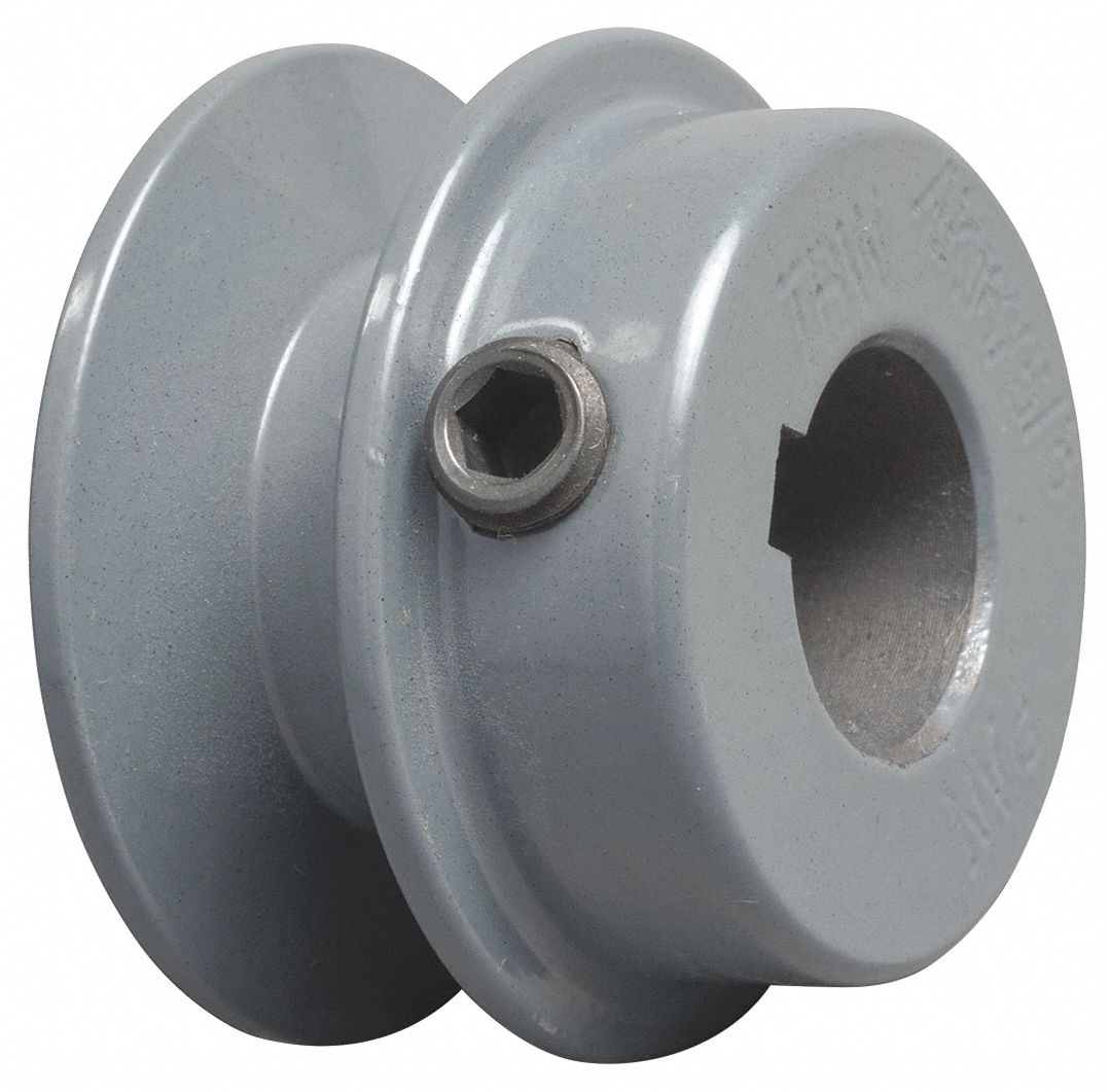 5.25 x 1-1/8 Double V Groove Pulley/Sheave # 2BK55X1-1/8