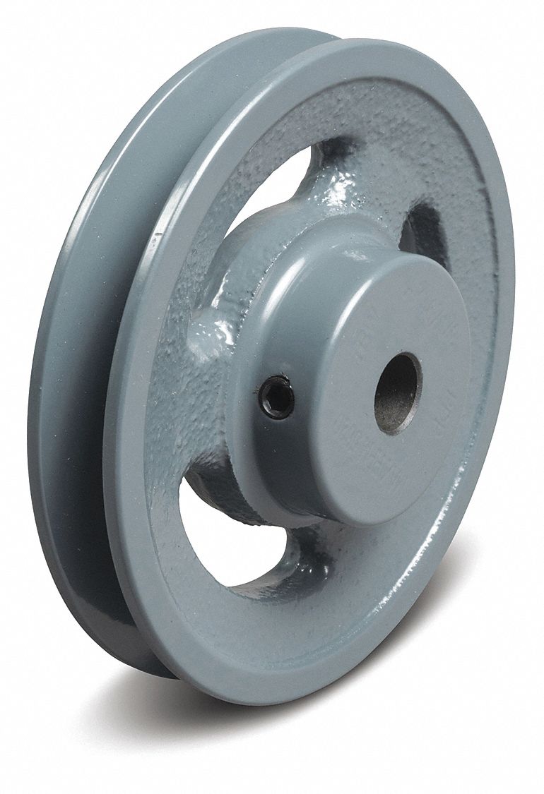 TB WOOD'S 1/2 in Fixed Bore Standard VBelt Pulley, For VBelt Section