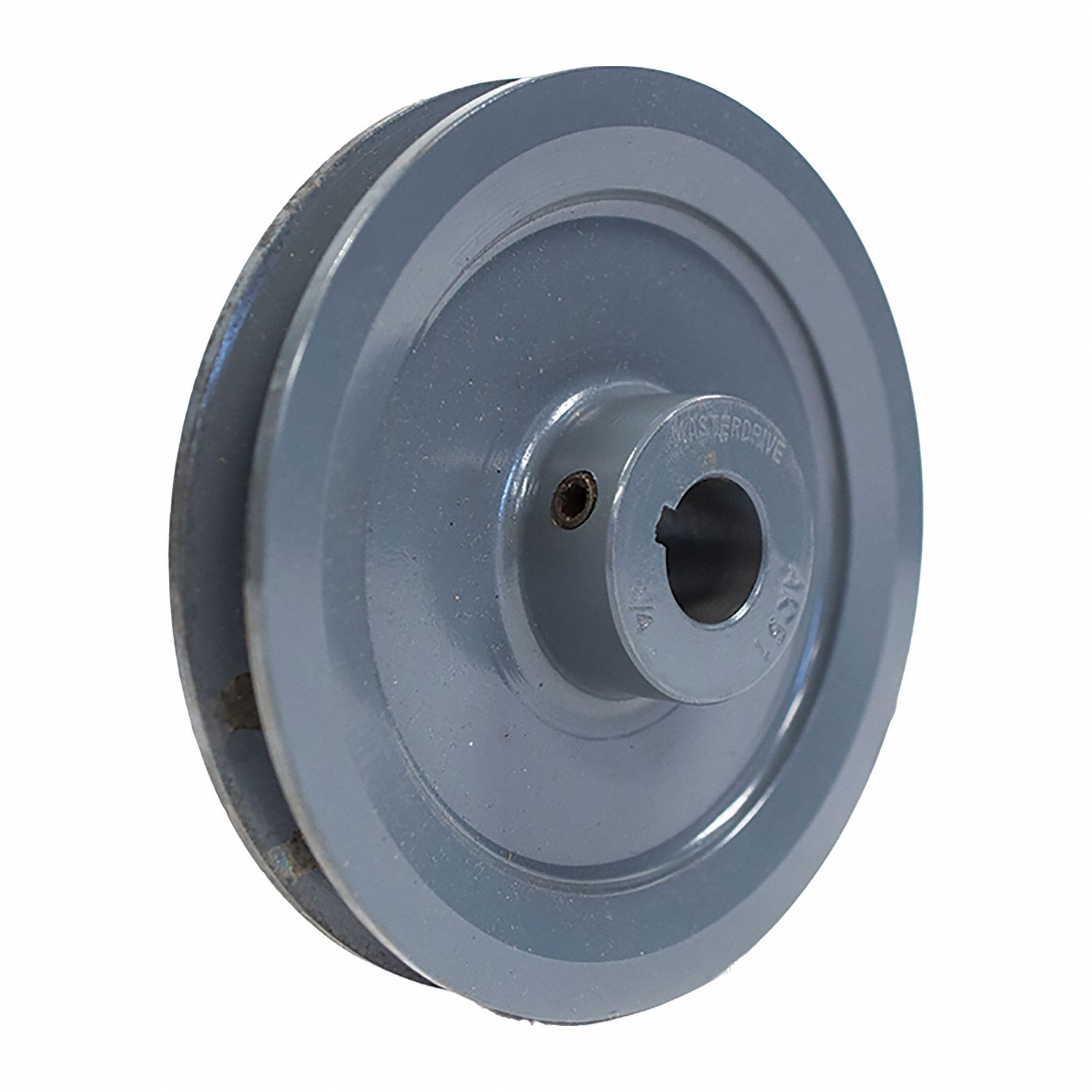 V-Belt Pulley: AK51, 1 Groove, 4.95 in OD, Fixed Bore, 7/8 in Bore, Cast Iron