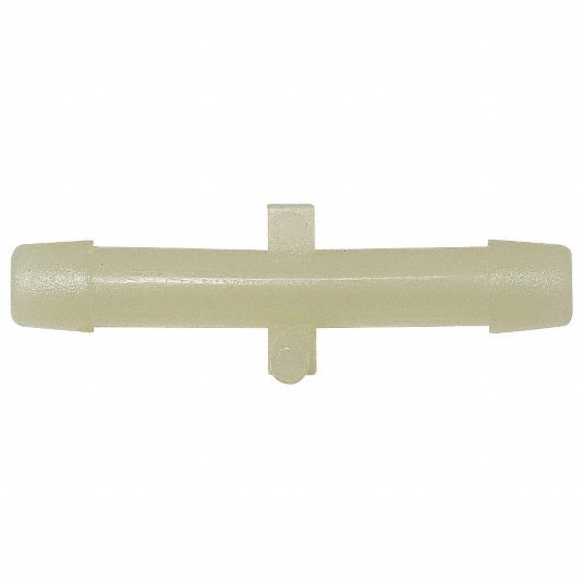 GRAINGER APPROVED Barbed Vacuum Connector, Nylon, 1/8 in Barb Size