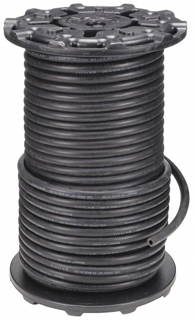 Air Brake Hose: 1/2 in Hose Inside Dia., 250 ft Hose Lg