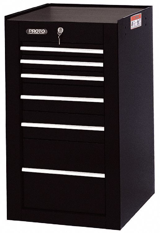 Proto Black Heavy Duty Side Cabinet 29 H X 15 W X 18 X D