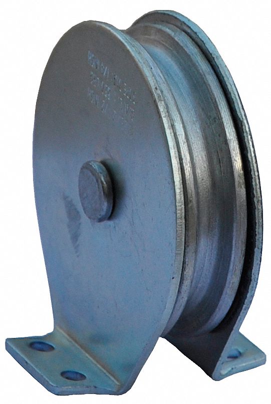 mounted pulleys for wire rope