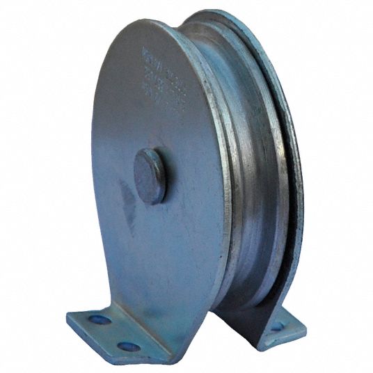 Flat mount clearance pulley