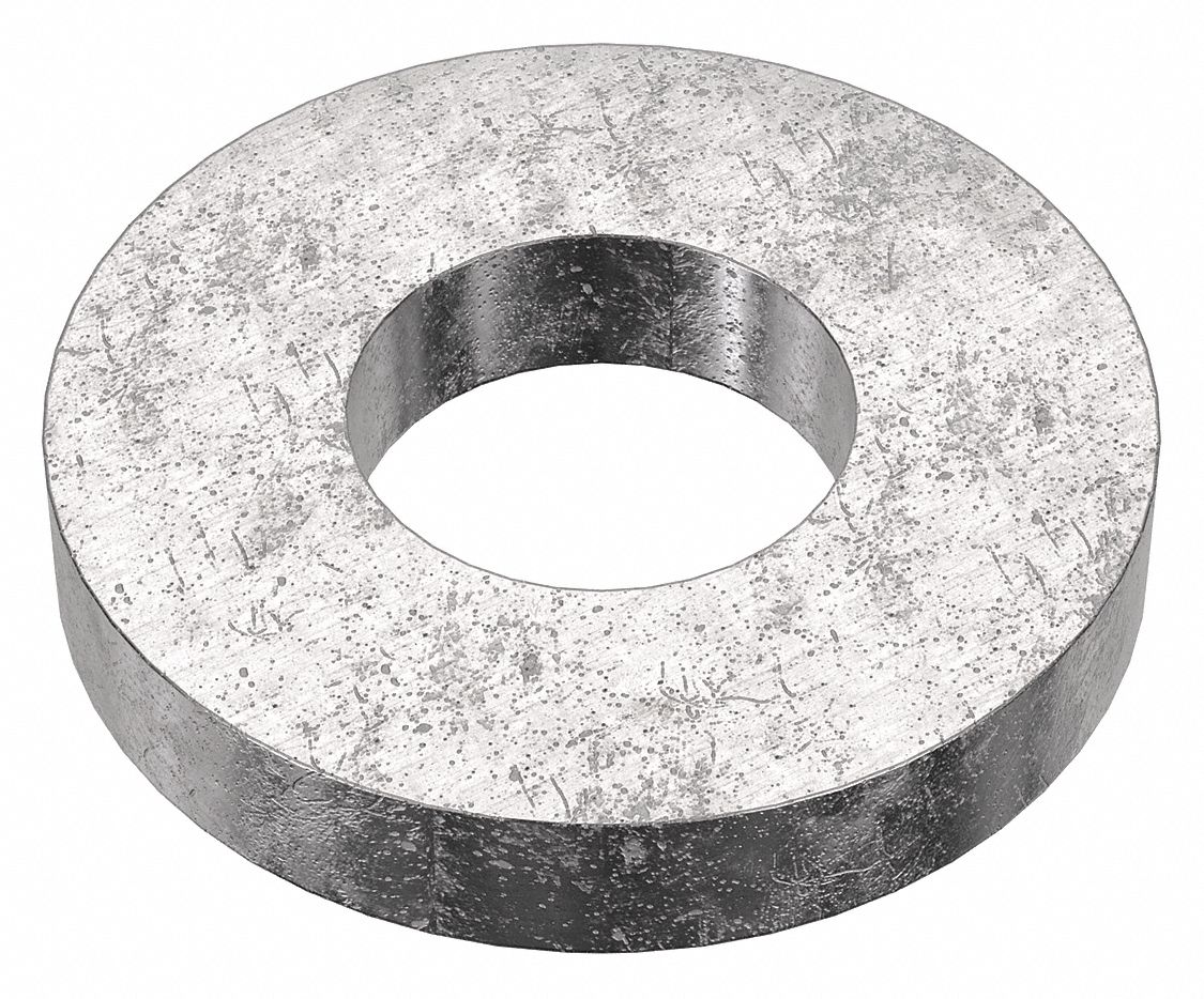 Flat Washer: 18-8, Stainless Steel, #8 Screw Sz, 0.172 in In Dia, 3/8 in Out Dia, 18-8, 10 PK