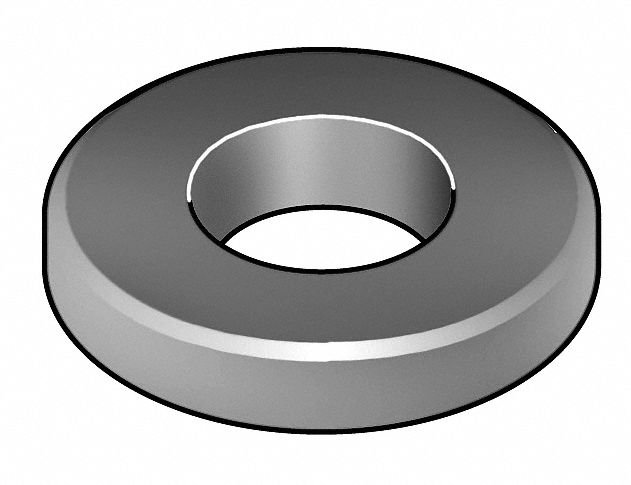 Beveled Washer 18-8 SS 1 2x0.312in 1PK