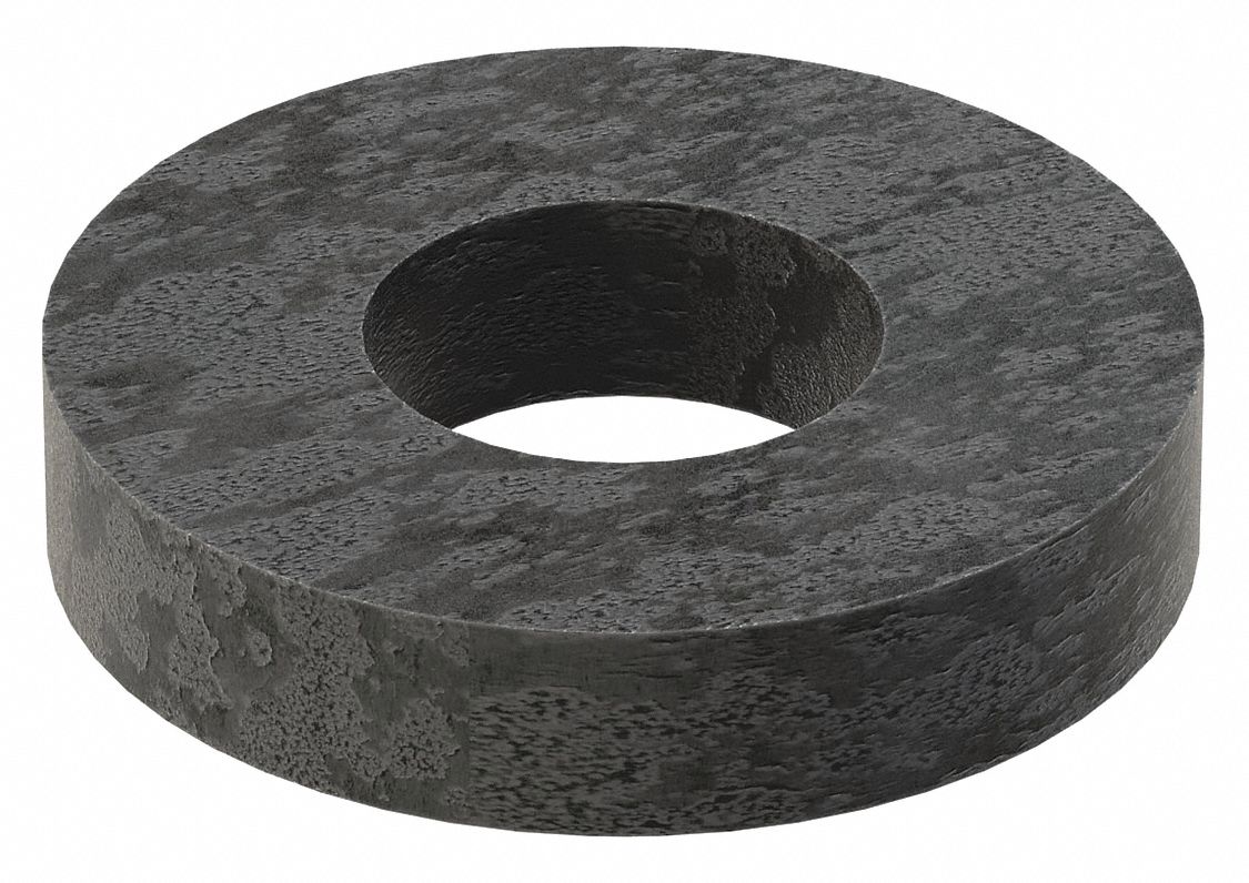 Beveled Flat Washer: Case Hardened, Black Oxide, Steel, 1/4 in Screw Sz, 0.281 in In Dia, 25 PK