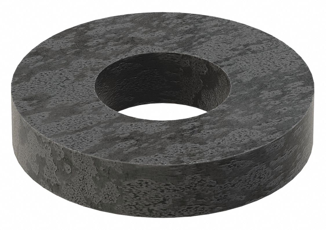 Beveled Flat Washer: Case Hardened, Black Oxide, Steel, 1/4 in Screw Sz, 0.281 in In Dia, 25 PK