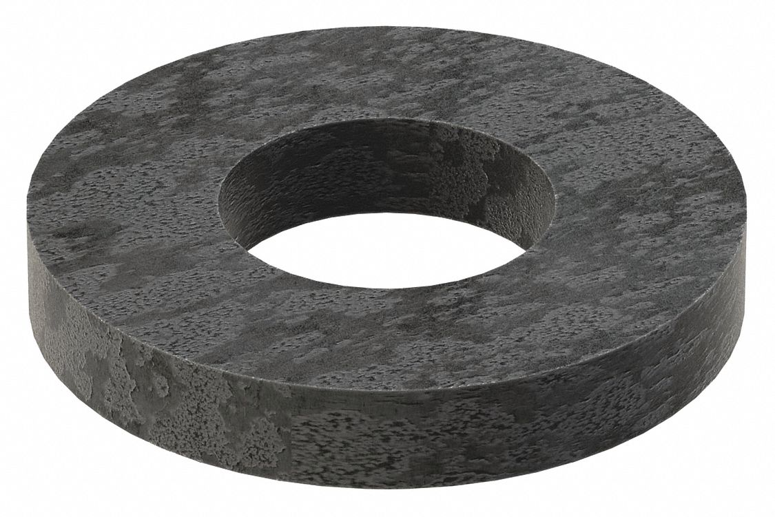 Beveled Flat Washer: Case Hardened, Black Oxide, Steel, 7/16 in Screw Sz, 0.469 in In Dia, 10 PK
