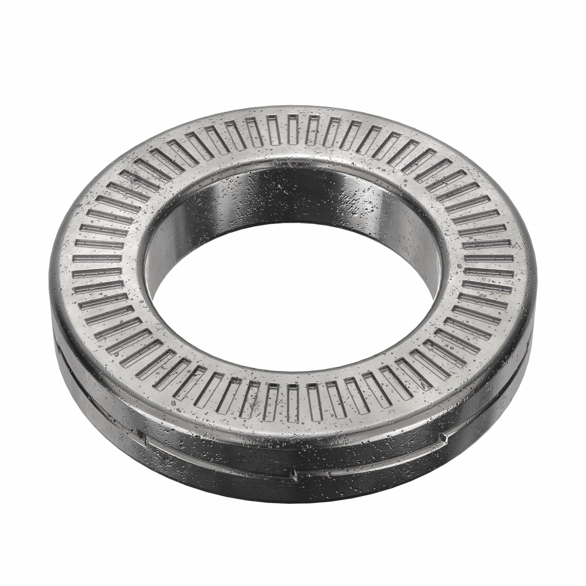 Wedge Lock Washer: Advanced Corrosion Resist, Steel, #10 Screw Sz, 13/64 in Max. Inside Dia, 200 PK
