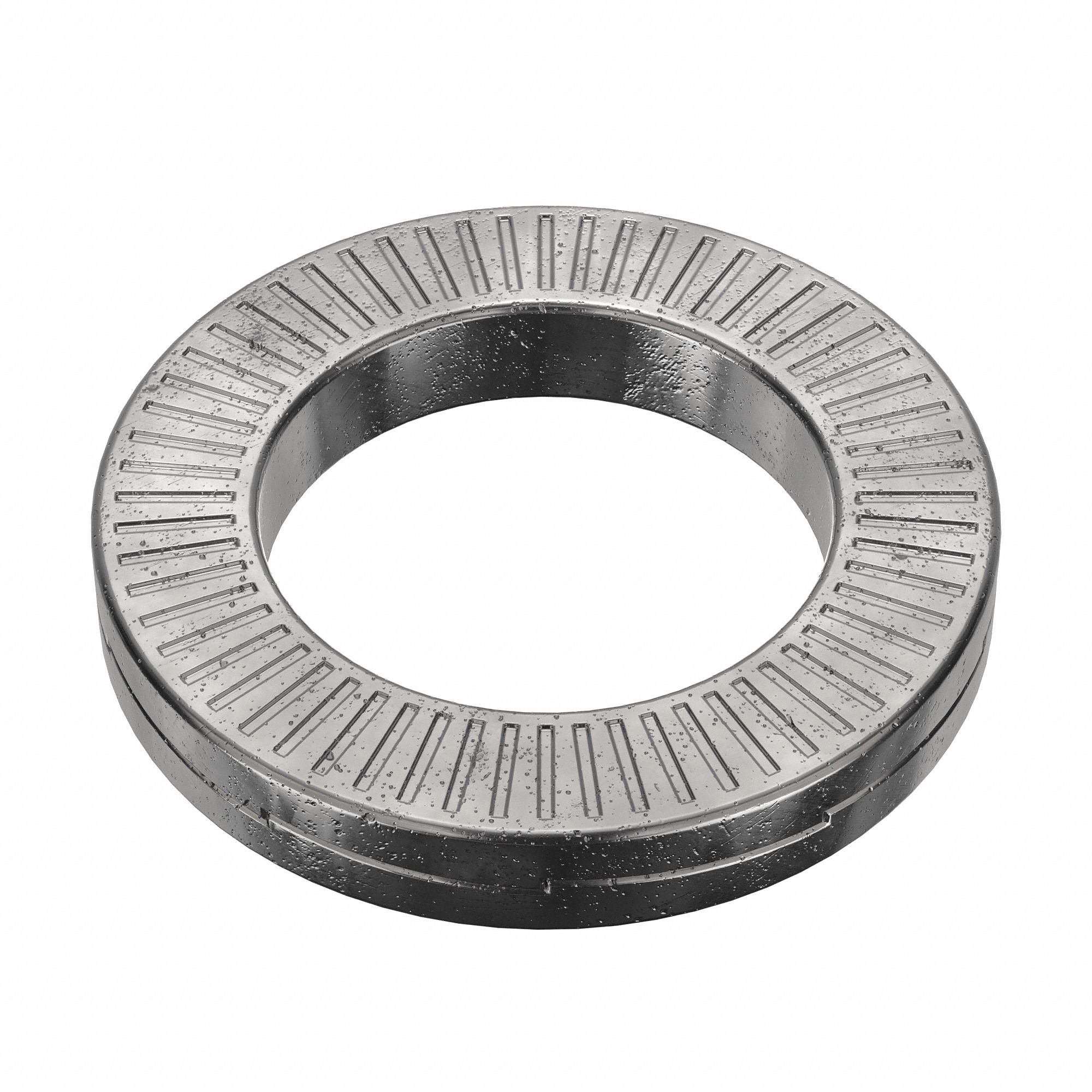 Wedge Lock Washer: For Screw Size 3/8 in, Wedge Lock, Steel, Delta Protect,  Steel, Grade 2, 200 PK