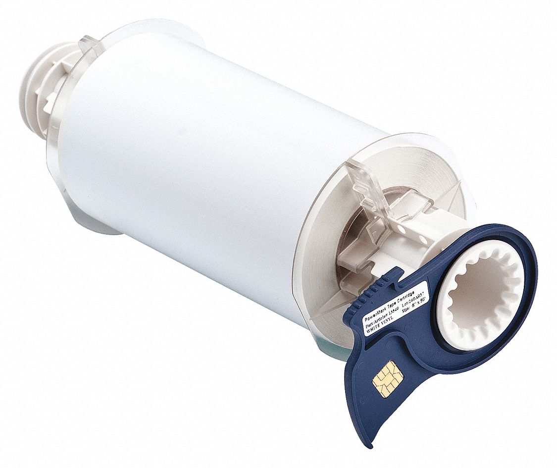 RUBAN POWERMRK VINYLE BLANC 6.125PO