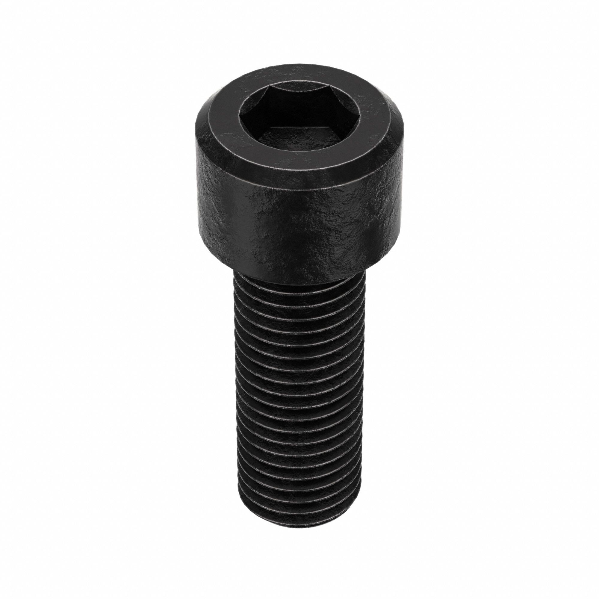 Socket Head Cap Screw: 1"-8 Thread Size, 2 3/4 in Lg, Std, Black Oxide, Alloy Steel, 10 PK