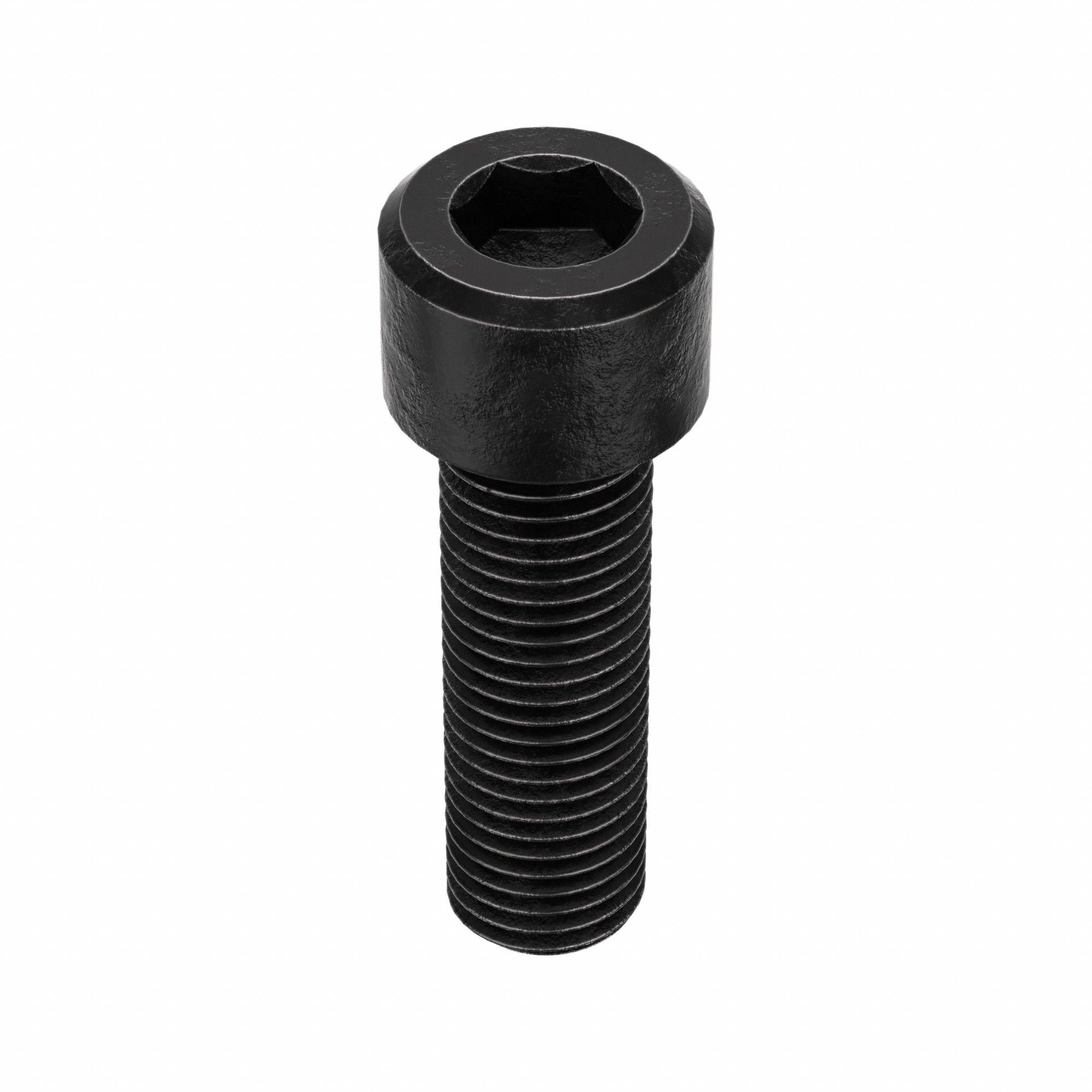 Socket Head Cap Screw: 1"-8 Thread Size, 3 1/4 in Lg, Std, Black Oxide, Alloy Steel, 10 PK