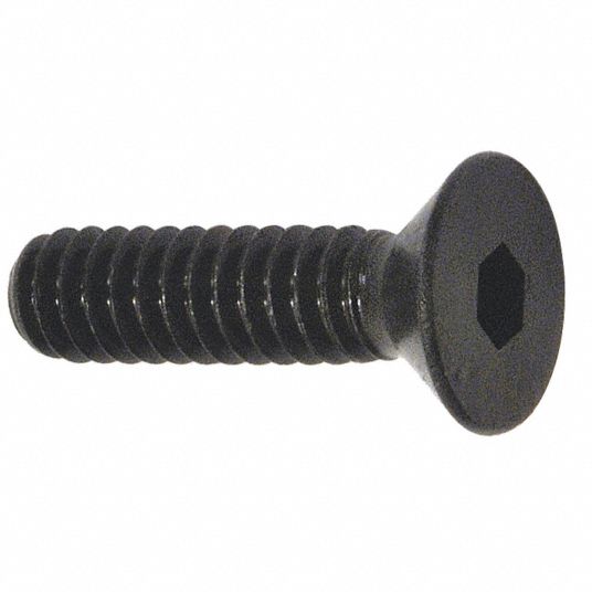 KERR LAKESIDE Flat, Socket Flat Head Cap Screw, 3/8"16, Steel, Alloy