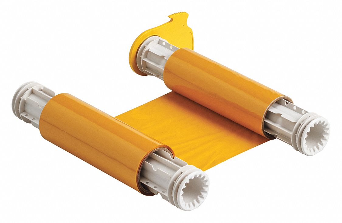 6 1/4 in x 200 ft, Yellow, Single-Color Printer Ribbon - 5RW45|13599 ...