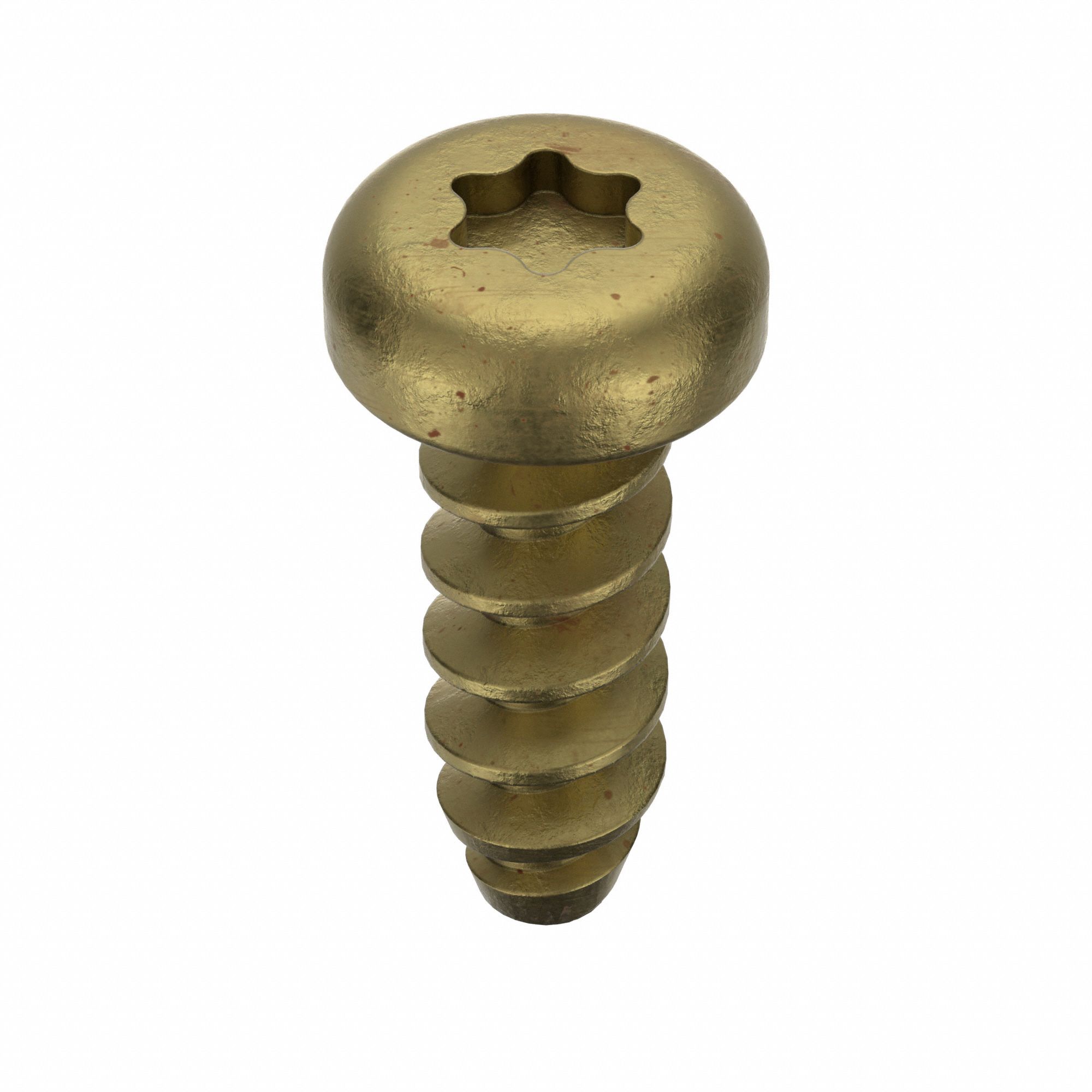 Thread Rolling Screw, M4, Pan, 9.6mm L, PK10