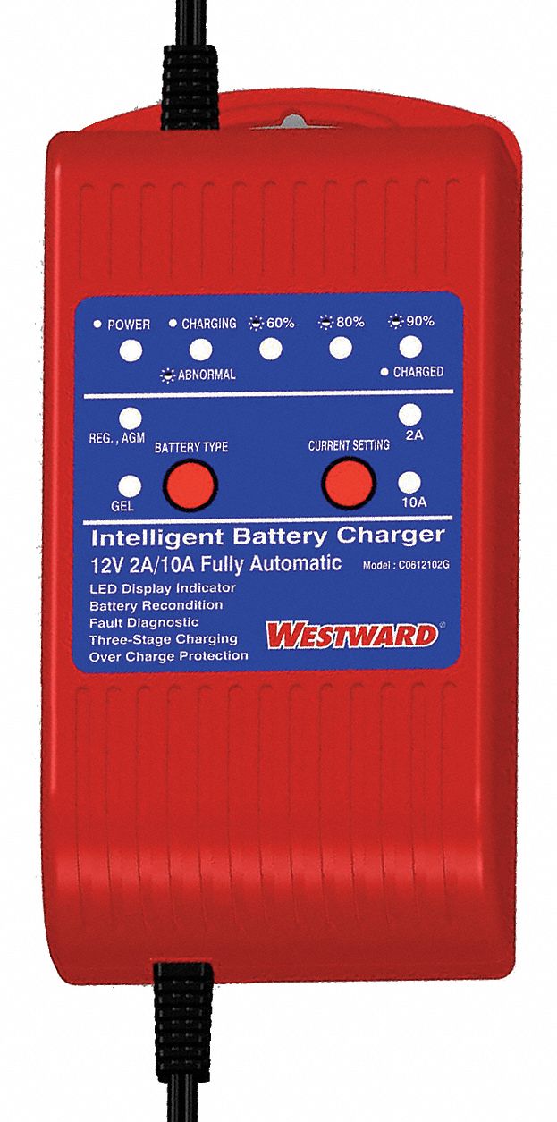 WESTWARD Automatic Battery Charger CEC approved directly, Charging