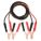 BOOSTER CABLE, CRIMPED, 8 AWG, SPRING CLAMP GRIP, 12 FT CABLE L, BLACK/ORANGE, 250 A