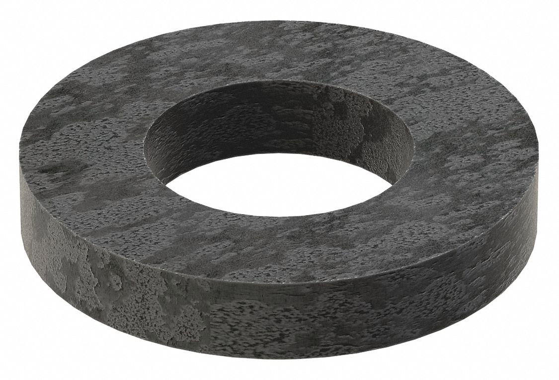 Beveled Flat Washer: Case Hardened, Black Oxide, Steel, 3/4 in Screw Sz, 0.781 in In Dia, 10 PK