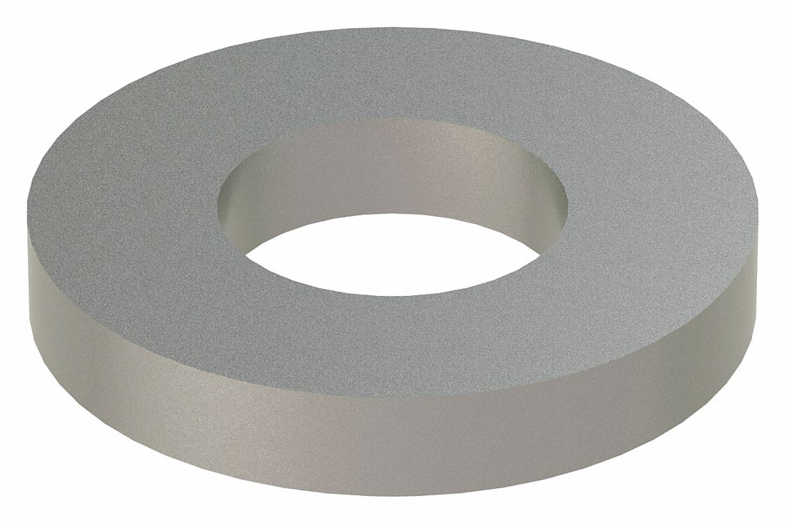 Flat Washer: 18-8, Stainless Steel, 3/4 in Screw Sz, 0.781 in In Dia, 1 5/8 in Out Dia, 18-8