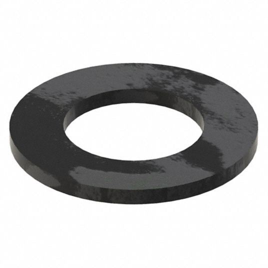 Jumbo Washer: For Screw Size 2 1/2 in, Steel, Not Graded, Black Oxide,  2.625 in In Dia