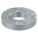 THICK WASHER, FOR ¼ IN SCREW, STEEL, THROUGH HARDENED, ZINC YELLOW, 0.281 IN ID, 100 PK