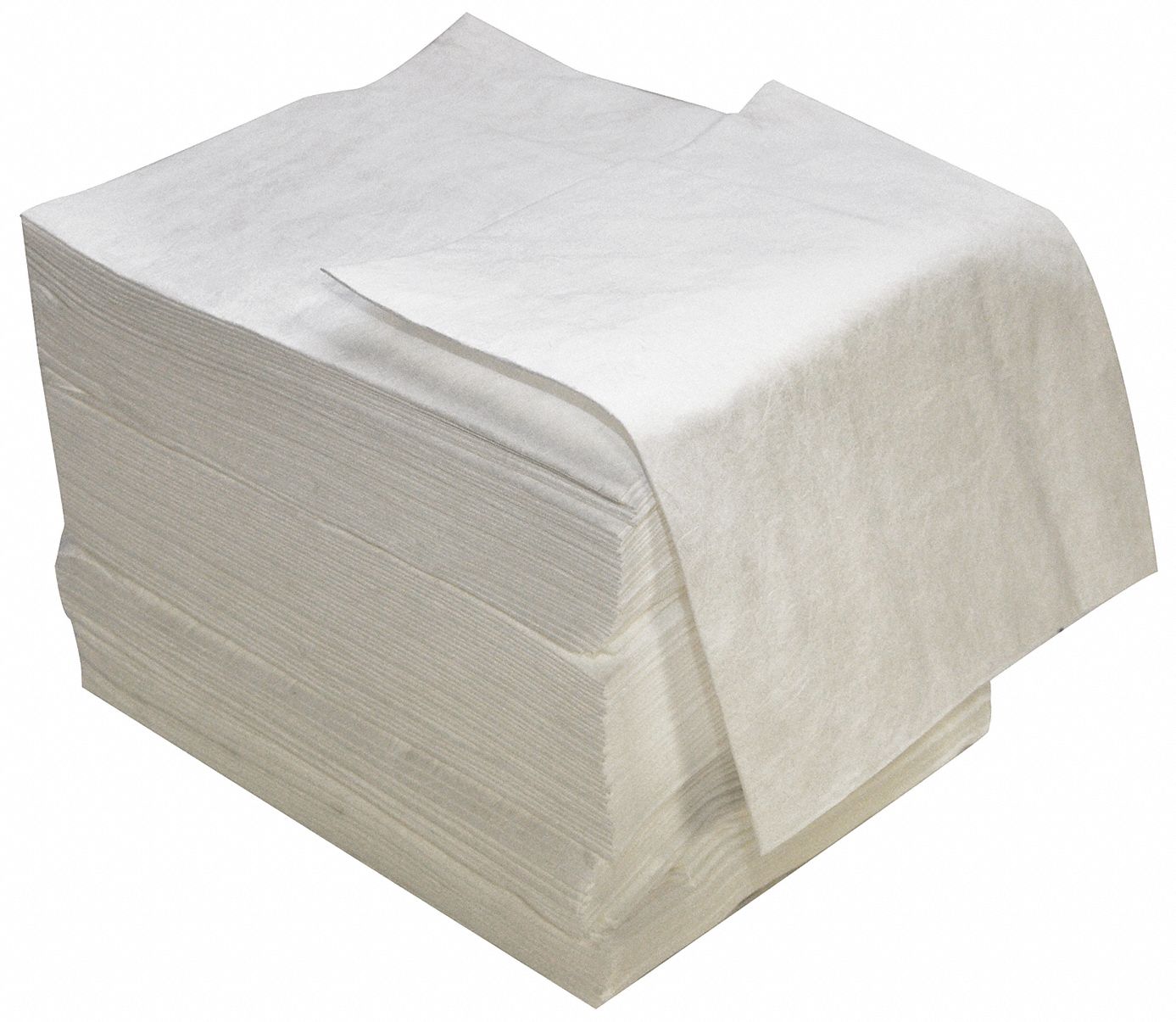 Absorb Pad, Oil-Based Liquids, White, PK100