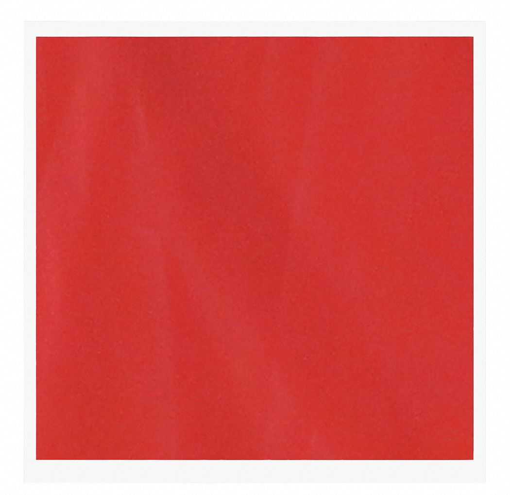 DRAPEAU DE CIRCULATION JETABLE,VIERGE,ROUGE,16X16PO,100/PQ