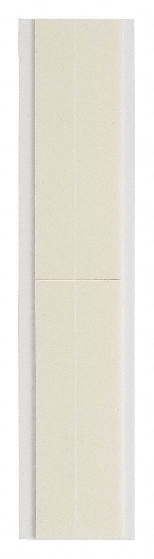 DOUBLE-SIDED FOAM TAPE, WHITE, STRIP, ¾ IN X 4 ½ IN, 1/32 IN THICK, 30 °  TO 180 ° F, 4 PK