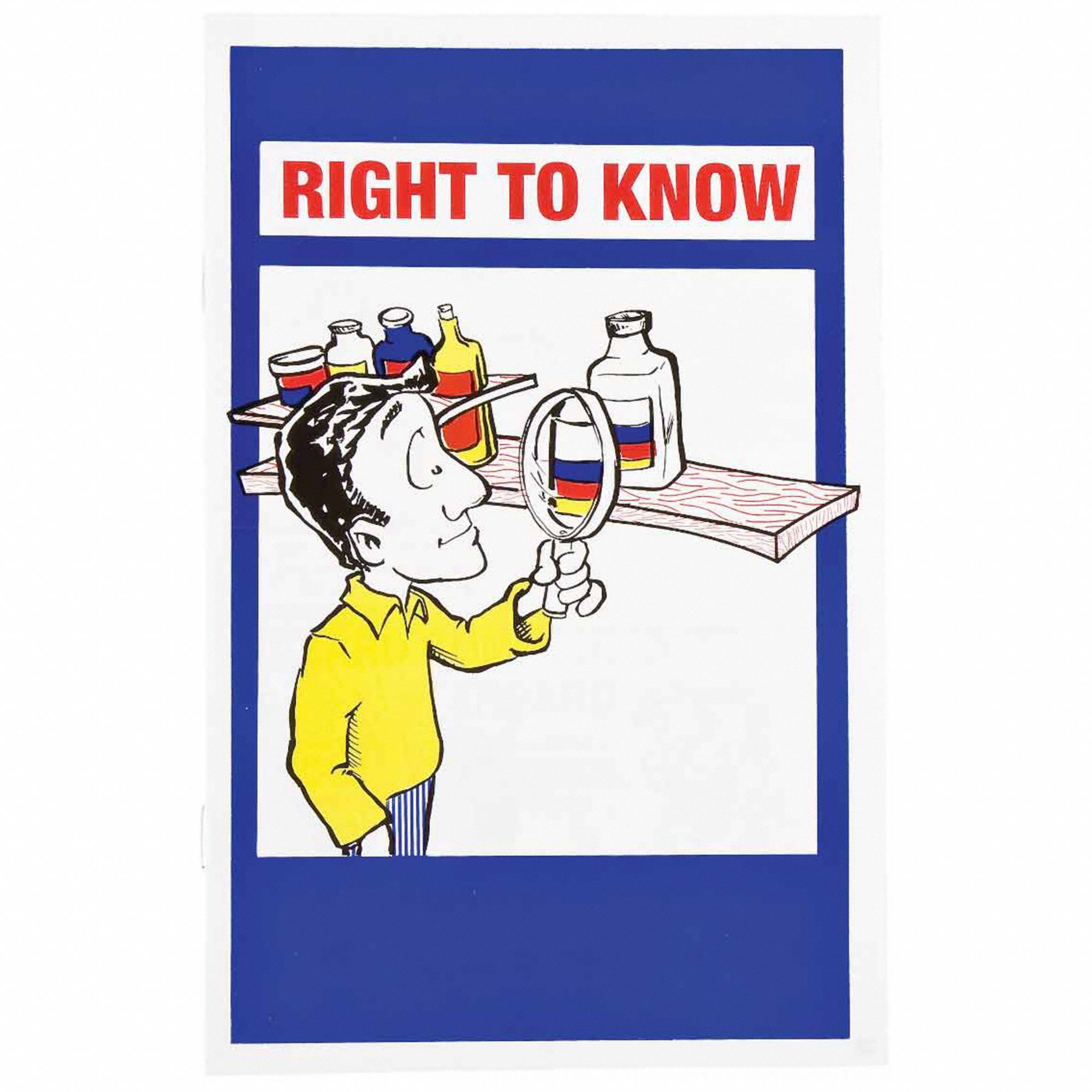 TRAINING BOOK/BOOKLET, RIGHT TO KNOW BOOKLETS, ENGLISH, 10 PK