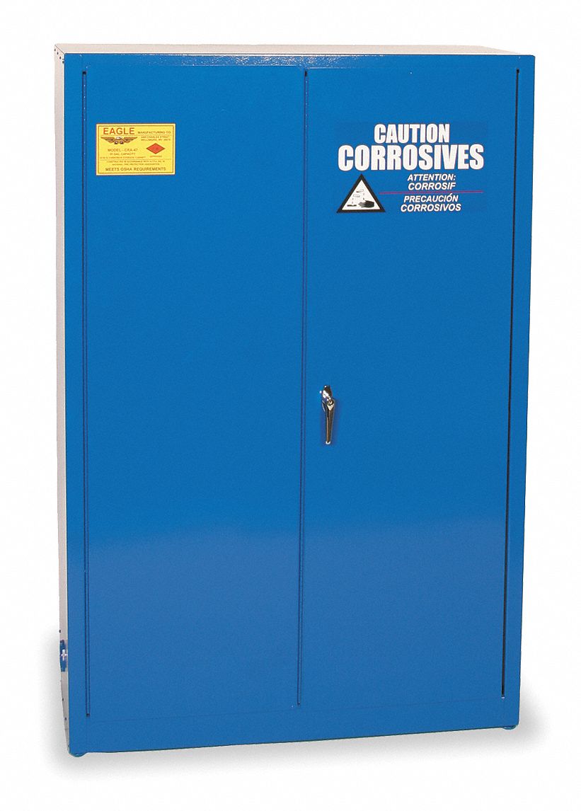 Std, 45 gal, Corrosives Safety 5T419CRA45X Grainger