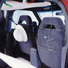 Vehicle Seat-Back Mount Hard Hat Storage Racks