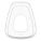 FILTER RETAINER, PP, CLEAR, NIOSH, FOR 6000/FF-400/7500 SERIES RESPIRATOR