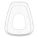 FILTER RETAINER, PP, CLEAR, NIOSH, FOR 6000/FF-400/7500 SERIES RESPIRATOR