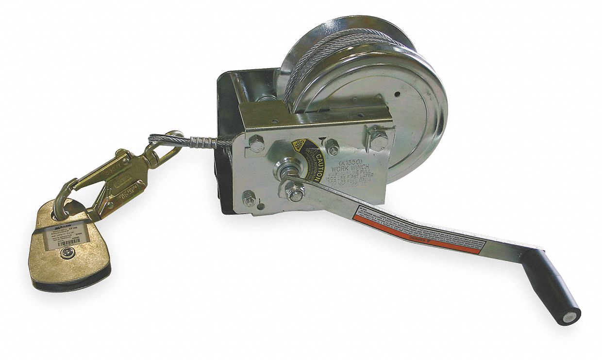 CONFINED SPACE WINCH,12 IN. WX11 IN. H