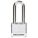 LOCKOUT PADLOCK, KEYED DIFFERENT, STEEL, STANDARD BODY, EXTENDED, WHITE