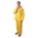 3-PIECE RAINSUIT WITH DETACHABLE HOOD, YELLOW, 2XL, PVC, 13.8 MIL