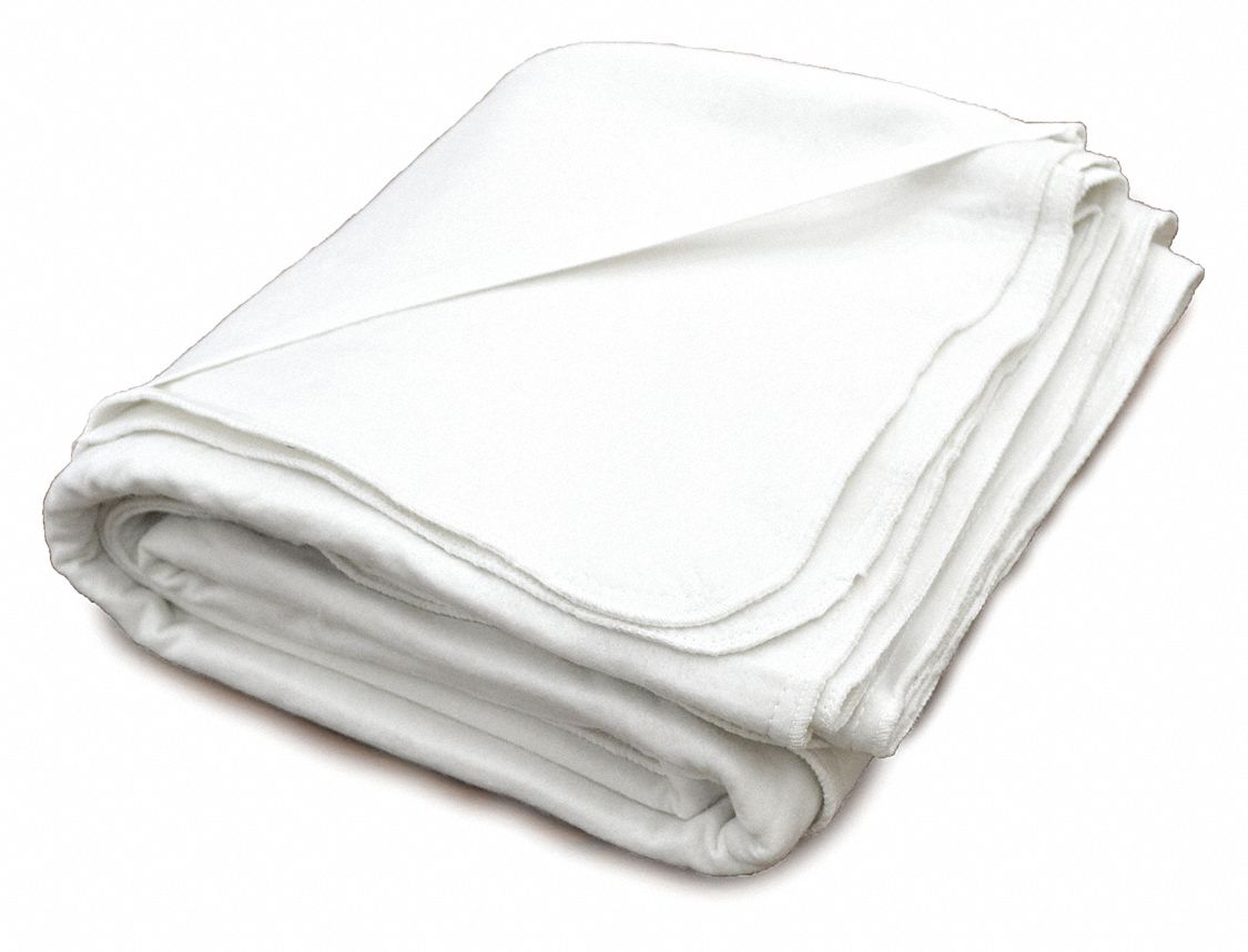 Mattress Pad: King, 80 in Overall Lg, 78 in Overall Wd, White, 7.5 oz Fabric Wt, 12 in