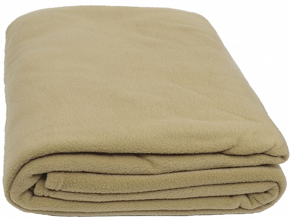 R & R TEXTILE, King, Beige, Fleece Blanket 5TAD4X52003 Grainger