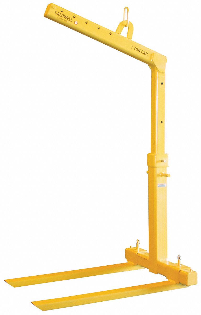 Below-the-Hook Pallet Lifters