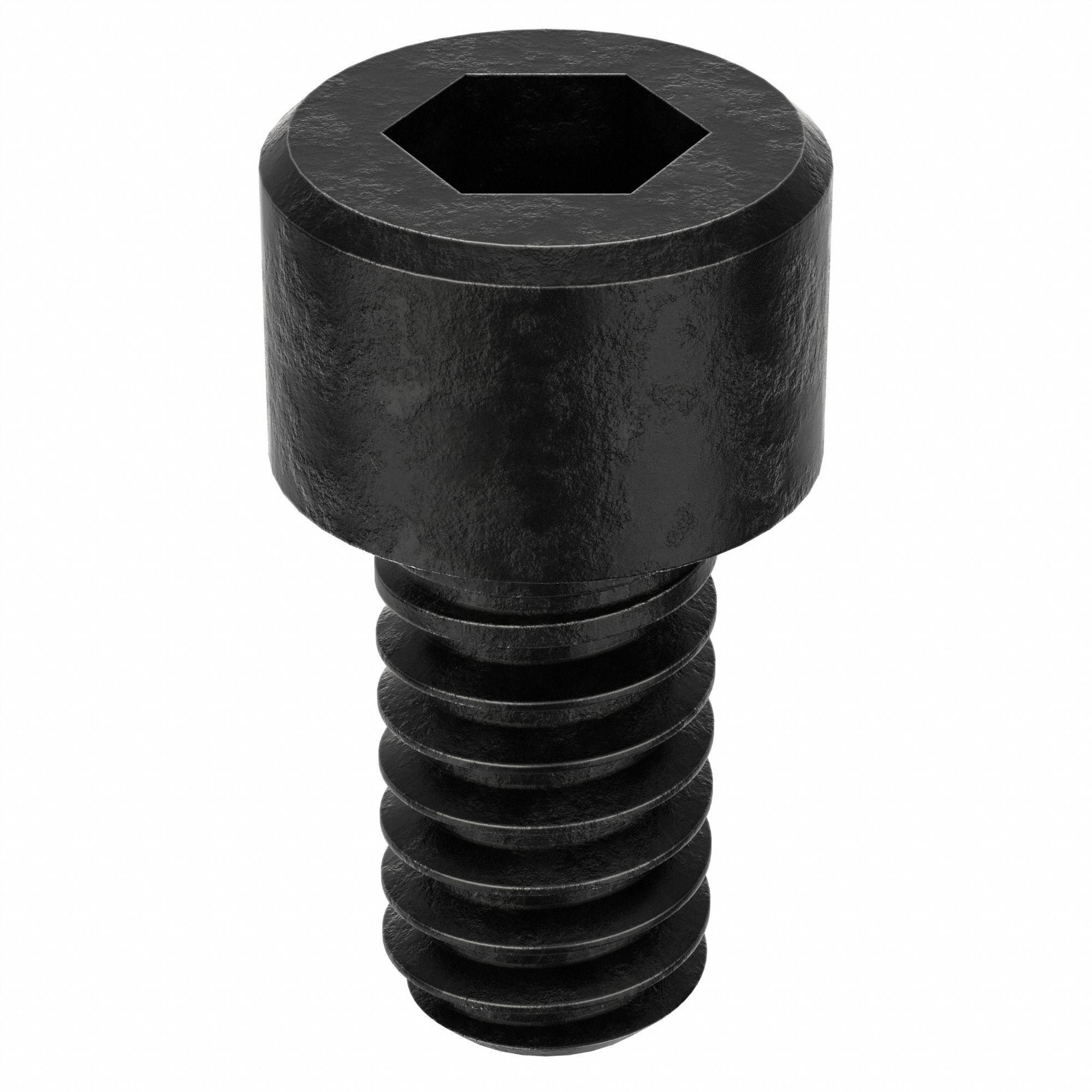 Socket Head Cap Screw: #3-48 Thread Size, 3/16 in Lg, Std, Black Oxide, Alloy Steel, 100 PK