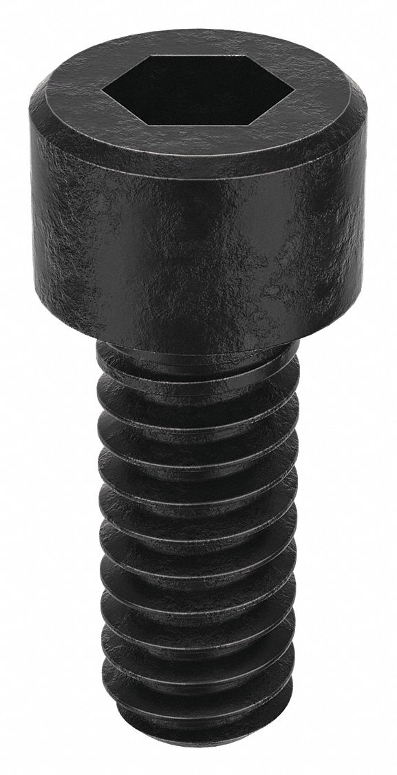 Socket Head Cap Screw: #3-48 Thread Size, 1/4 in Lg, Std, Black Oxide, Alloy Steel, 100 PK